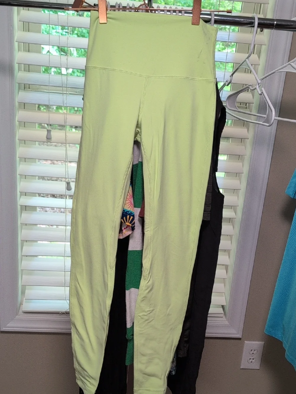 lululemon athletica Neon Lime Green Leggings